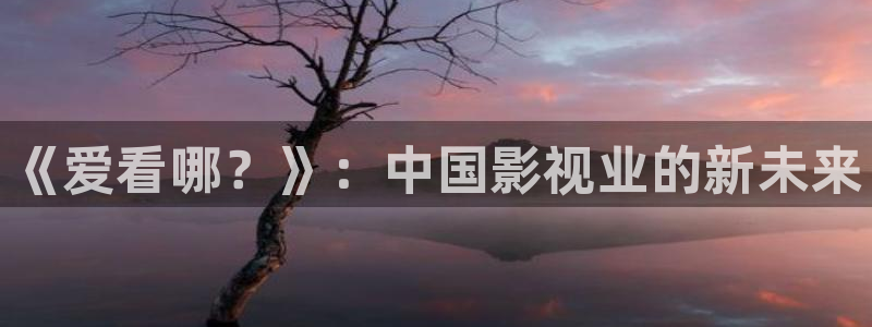 爱爱伦理影片：《爱看哪？》：中国影视业的新未来